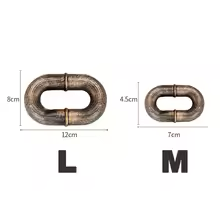 Dog Leash Traction Chain for Dogs Fun Simulation Iron Chain Dog Plastic Thick Chain Traction Rope Pet Supplies Dogs Accessories