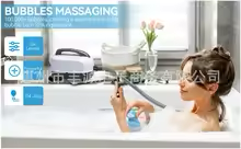 SPA Tubs Machine 124CM Home Bathtub Massage, Full Body Massage, Fatigue Relief, Bath Massage, SPA Surfing Massage Bath Pad
