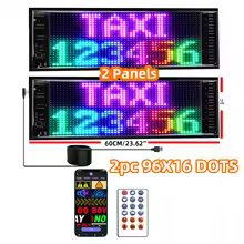 Devil Eyes Light for Windshield Custom LED Eyes Car Sign Flexible Programmable LED Sign Bluetooth APP Soft Screen for Car Window