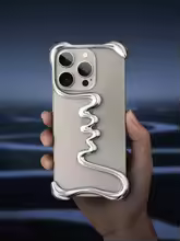Oatsbasf Metal Frameless Phone Case for iPhone 16 15 14 Pro Max Phone Protective Cover Slim Bumper for iPhone Heat Dissipate